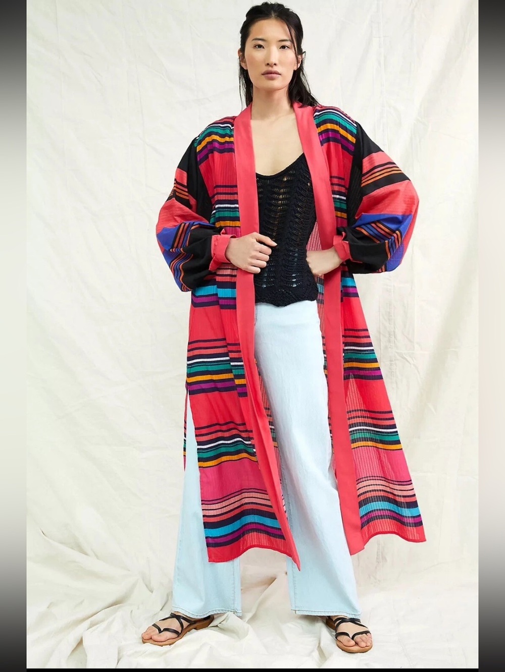 Anthropologie
Conditions Apply Striped Cover-Up
Kimono One Size